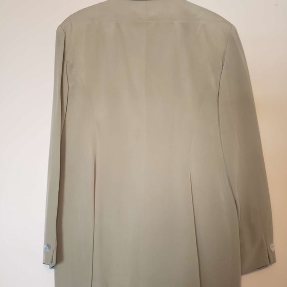 Vintage Rena Rowan Sage Suit Jacket and Skirt - Picture 4 of 7